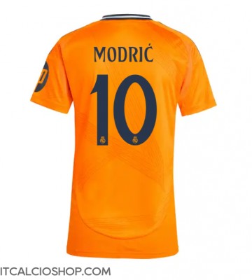 Real Madrid Luka Modric #10 Seconda Maglia Femmina 2024-25 Manica Corta